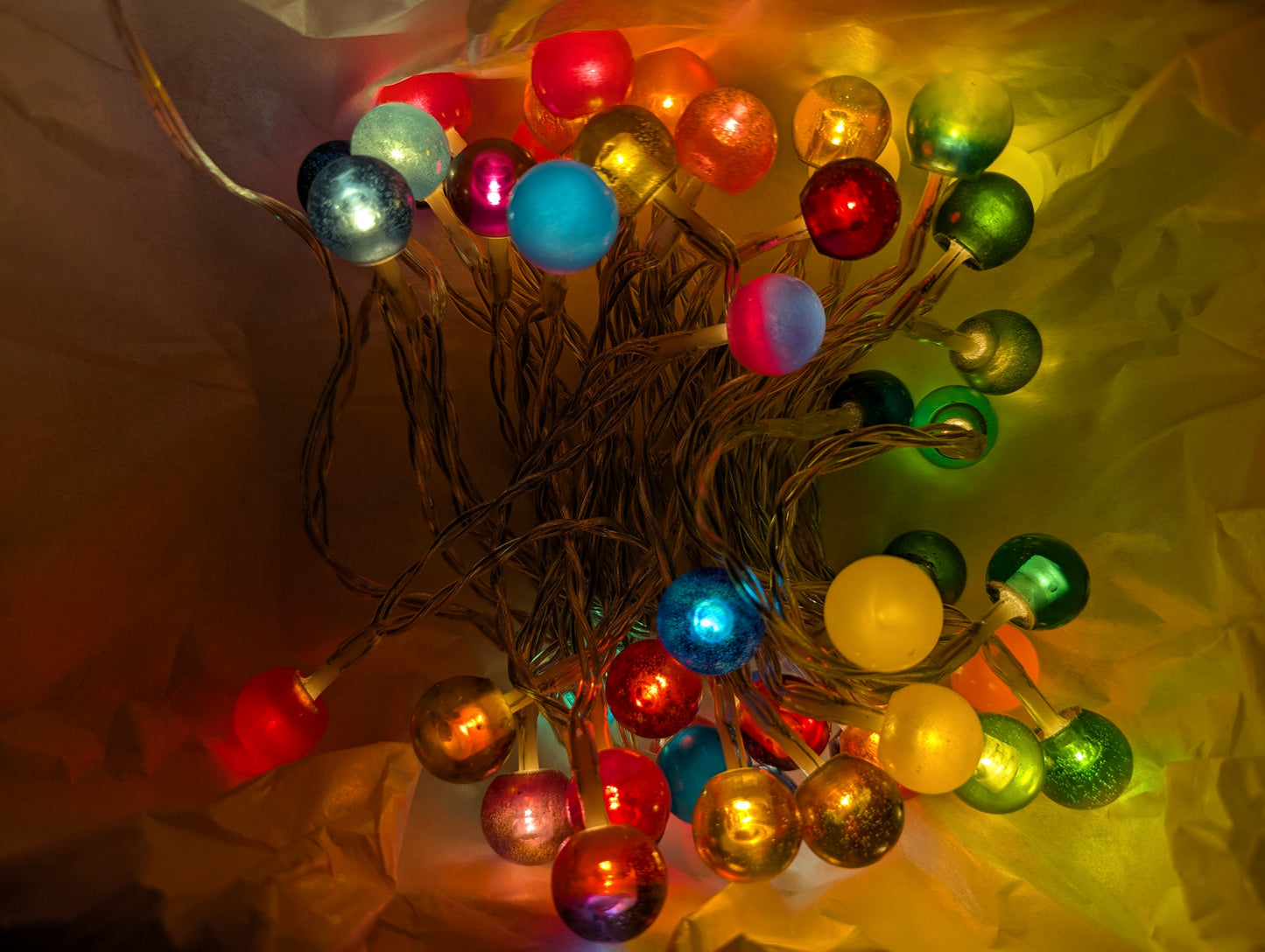 Einzigartige Regenbogen Lichterkette